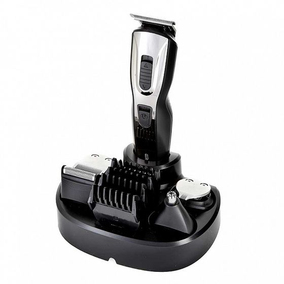 Машинка для стрижки Delta LUX DE-4201A аккум. (насадок 4шт) черный