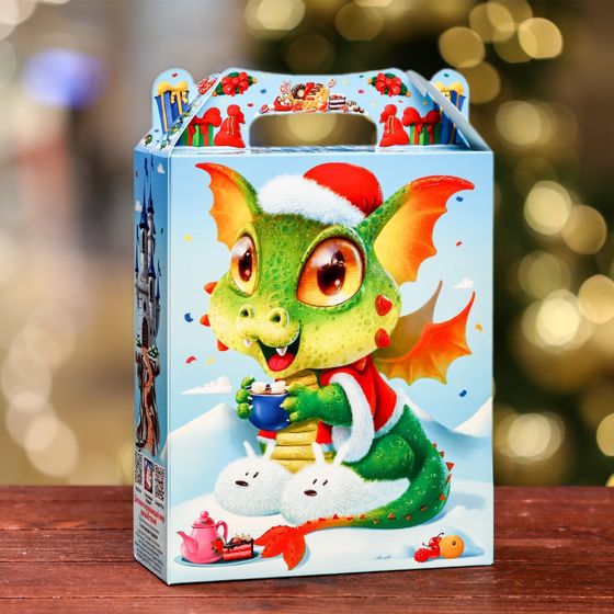 !09 Набор 10 штук - Подарочная коробка "Глазастики" , ПОДАРОК 17 х 6,8 х 20,8 см