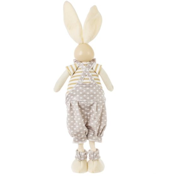 Игрушка набивная &quot;Заяц/Зайка&quot;, L11 W10 H43 см, 2в.