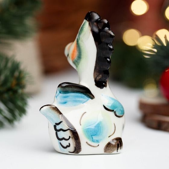 !09 Сувенир &quot;Дракон Летун&quot;, гжель, микс, цветной