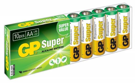 Батарейка GP Super Alkaline 15A LR6 (AA) (10шт)
