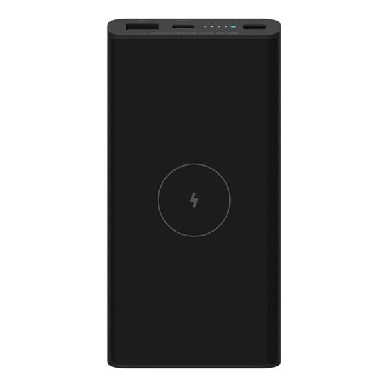 Портативный аккумулятор Xiaomi 10W Wireless 10000mAh 3A беспров.зар. черный (BHR5460GL)