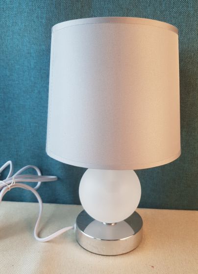 !09 НАСТОЛЬНАЯ ЛАМПА GLOBO VOLCANO 21669 цвет серый