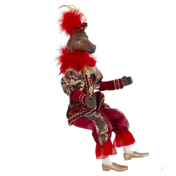 Игрушка набивная подвес &quot;Лошадь&quot;, L13 W8 H36/23 см