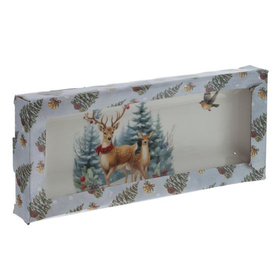 Блюдо &quot;Олени&quot;, L28 W12 H3 см