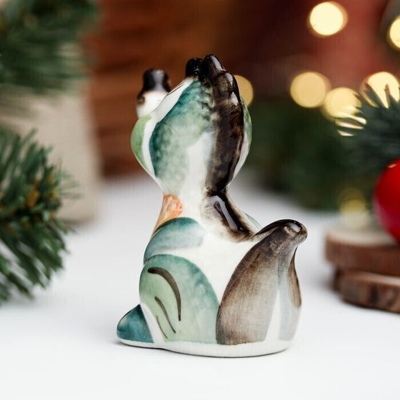 !09 Сувенир (набор 2 штуки) &quot;Дракоша&quot;, гжель, цветной