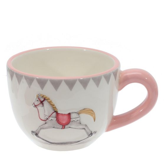 Набор чашка с блюдцем &quot;Лошадка&quot;, 250 мл, L15 W15 H7,5 см
