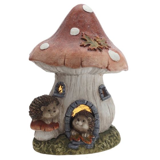 Фигурка декоративная &quot;Гриб&quot; с подсветкой (АААх3, н/п), L28 W25 H40 см