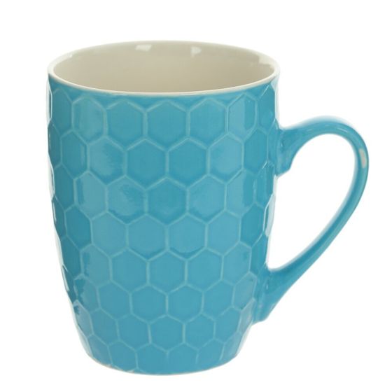 Кружка 400 мл, L11 W8 H10,5 см,цвет микс