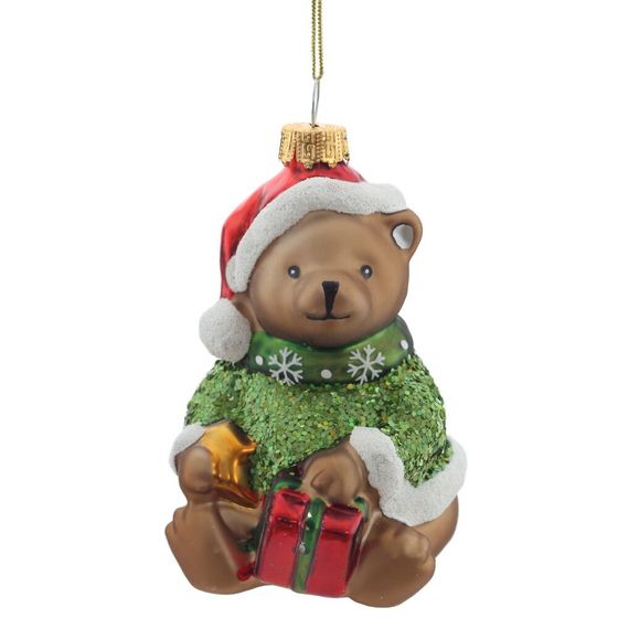 Украшение новогоднее &quot;Медвежонок&quot;, L6,5 W7 H11 см, 2в.