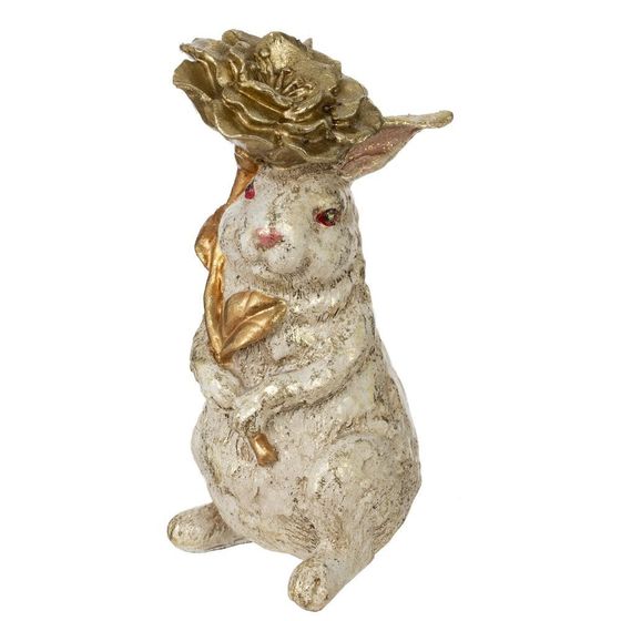 Фигурка декоративная &quot;Заяц&quot;, L7,5 W7,5 H14,5 см