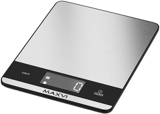 Весы кухонные Maxvi KS121S 5кг серебристый