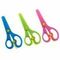 !НАБОР 5 ШТУК - Ножницы детские 13 см, пластиковые, фиксатор, закруглённые концы, корпус МИКС