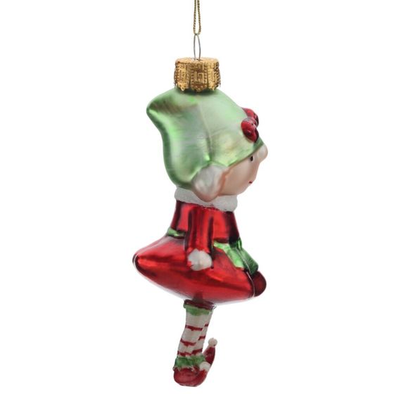 Украшение новогоднее "Эльф", L6 W6 H14 см, 1 штука, дизайн микс