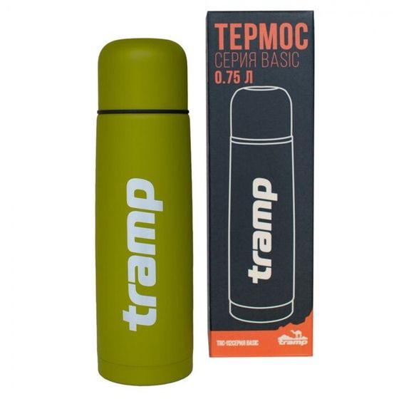 Термос Tramp TRC-112, Basic 0,75 л., оливковый