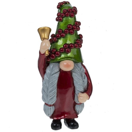 Фигурка декоративная &quot;Ангел/Дед Мороз/Снеговик/Гном&quot;, L5 W3,5 H10,5 см, 4в.