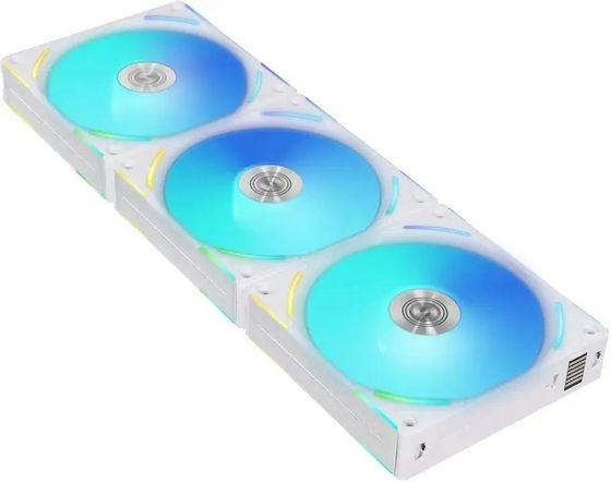 Вентилятор Lian-Li Uni Fan ALV2 белый 120x120x28mm LED 250-2000rpm 7pin (G99.12ALV3W.00)