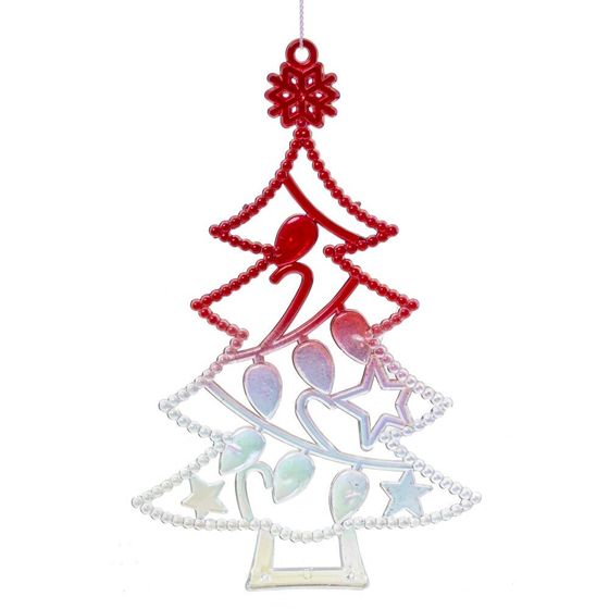 Украшение новогоднее &quot;Елка&quot;,  L10 W0,6 H16 см, 2в.