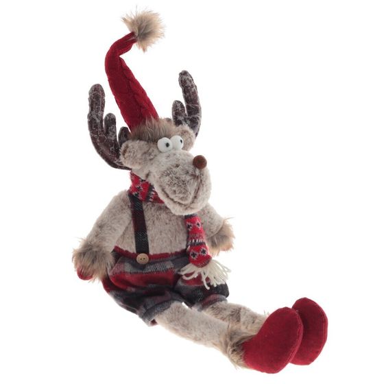 Игрушка набивная &quot;Олень&quot;, L22 W16 H74/24 см, 2в.