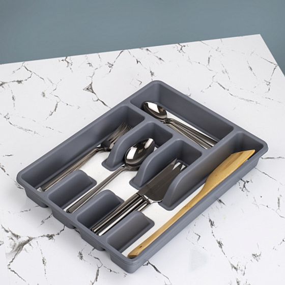 Лоток для столовых приборов с антискользящим дном