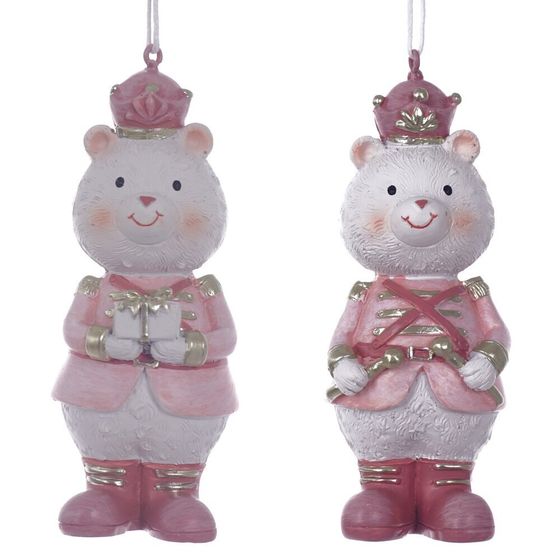 Фигурка декоративная подвесная &quot;Медвежонок&quot;,  L3,5 W3,5 H10,5 см, 2в.