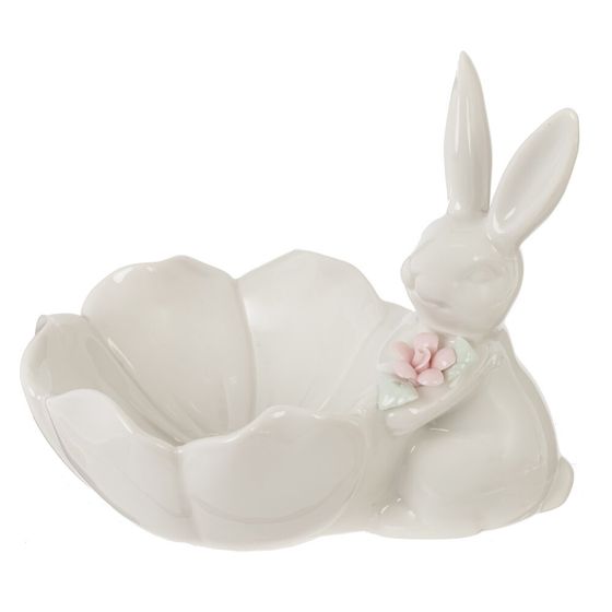 Конфетница "Заяц", L15 W11,5 H13 см