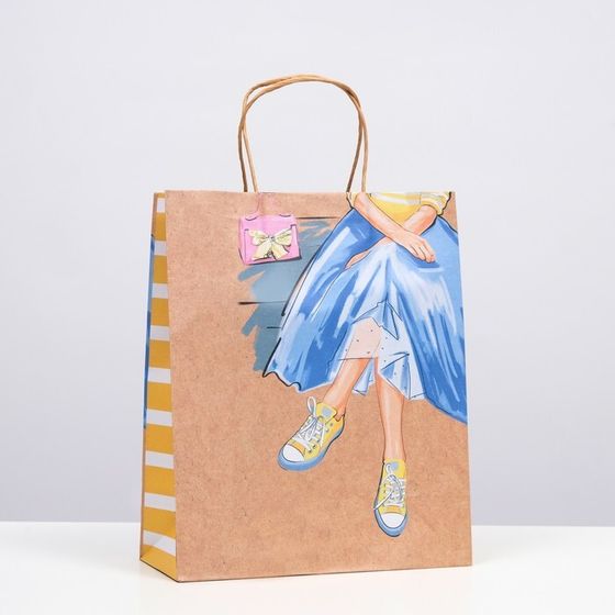 !Пакет подарочный 2 штуки "Для тебя" 26 х 32 х 12 см.