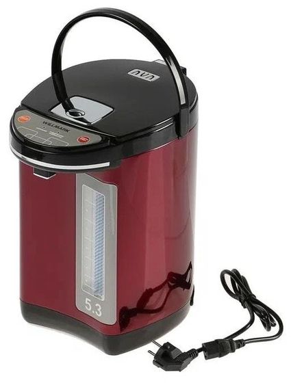 Термопот Willmark WAP-502KL 5л 900Вт вишневый