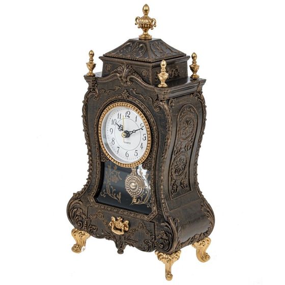 Часы настольные декоративные (музык., 1xАА н/п), L17 W9 H33 см