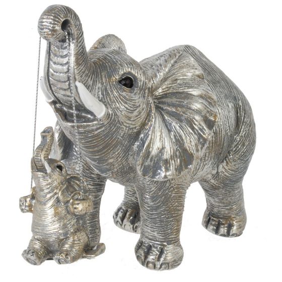 Фигурка декоративная "Слоны", L16 W8 H14 см