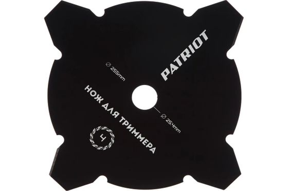 Нож Patriot TBM-4 (D=255x25.4мм, 4 лопасти)