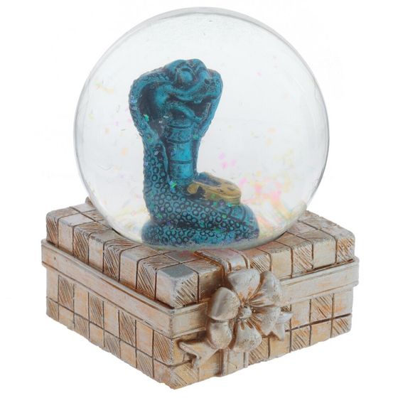 Фигурка декоративная в стекл шаре &quot;Змея&quot;, D 6 см, L6 W6,5 H8 см, 3в.