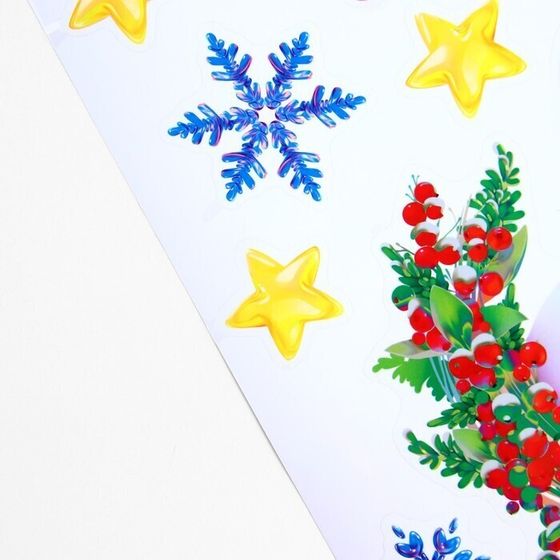 !09 Набор из 3-х наклеек: Интерьерная наклейка «Зайчик», 29.7 × 42 см.