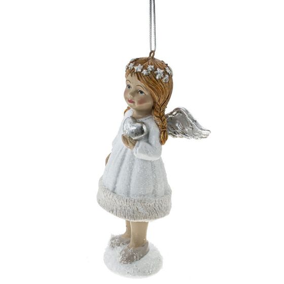 Фигурка декоративная подвесная &quot;Ангел&quot;, L7 W5 H12 см, 2в.