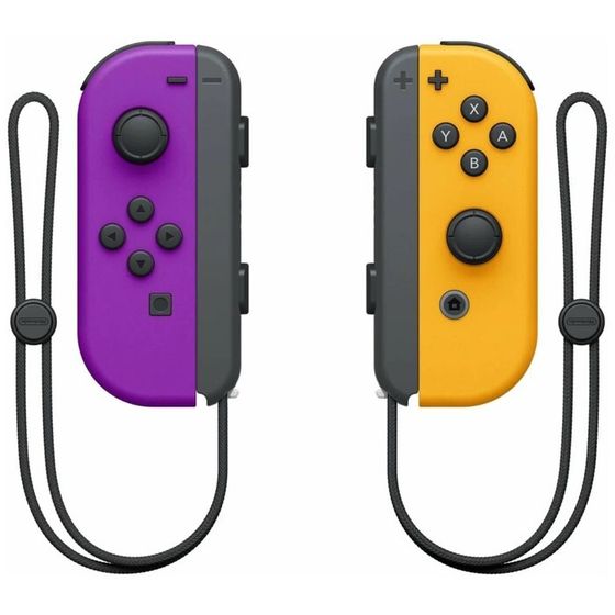 Набор контроллеров Nintendo Joy-Con, беспр,вибр, для Nintendo Switch, фиолетовый, оранжевый