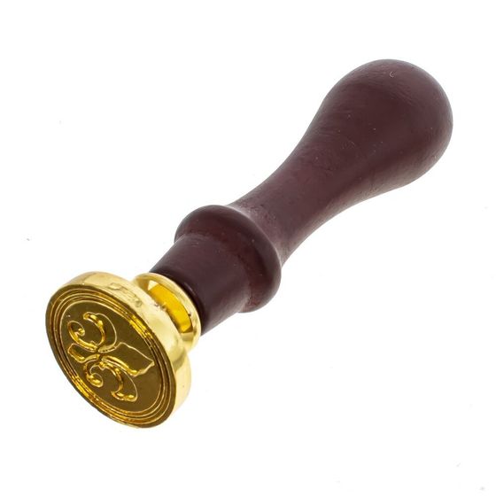 Набор подарочный: ручка перьевая, 5 наконечников, чернильница, воск, печать, держатель, Д26 Ш15 В4 с