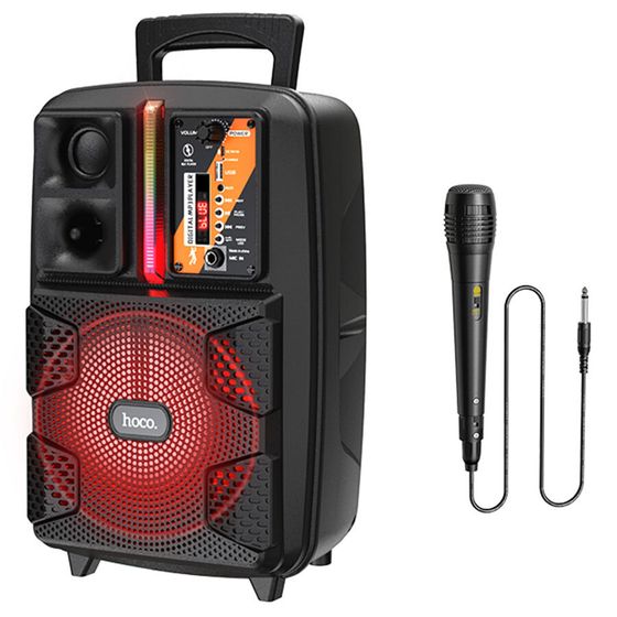Мидисистема Hoco BS37 Dancer 15Вт LED TWS 1800мАч черный