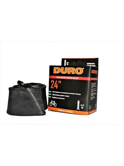 Велокамера 24&quot; Duro 24х2,5/2,6/2,75/3,00 АV-48мм двойной обод (DAB01001)