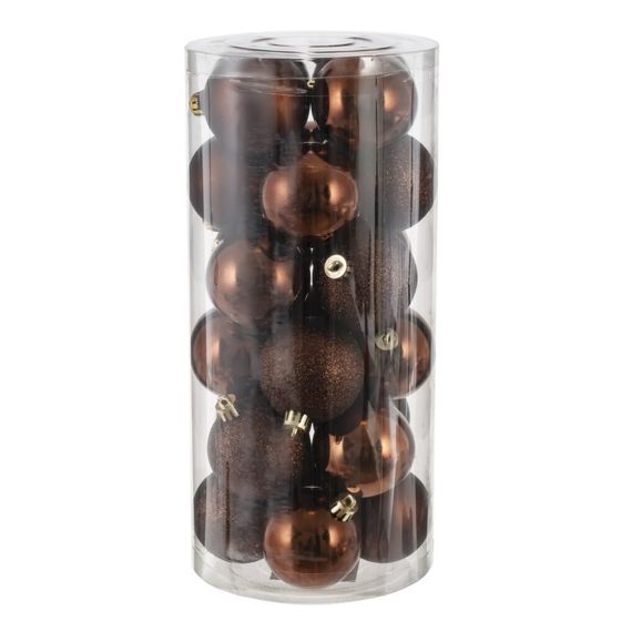 Набор из 24шт Украшение новогоднее &quot;Шар&quot;, D 6 см, L14 W14 H30,5 см