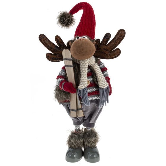 Игрушка набивная &quot;Олень&quot;, L16 W10 H38/27 см, 2в