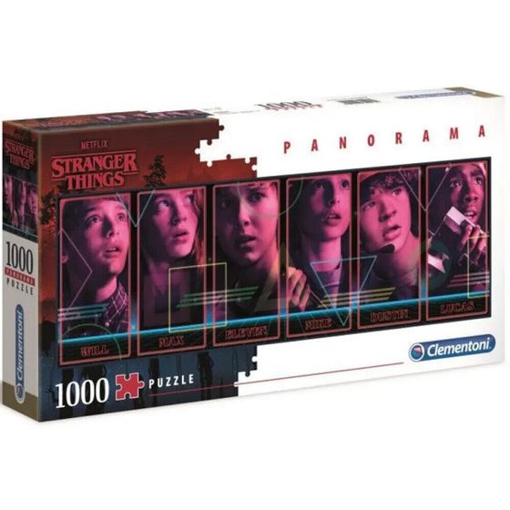 CLEMENTONI Stranger Things Панорамный пазл 1000 деталей
