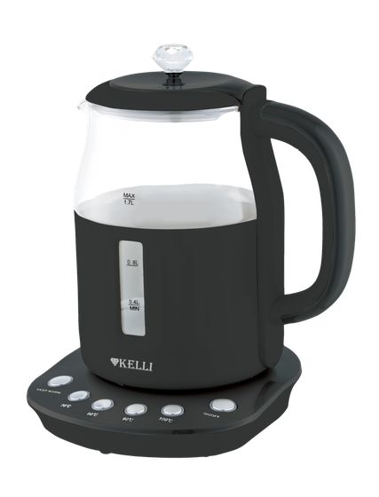 Чайник электрический Kelli KL-1373 1.7л 2200Вт черный