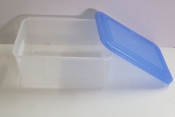 !Емкость для продуктов 3 предмета: круглая ДЕКО 0,5 л салатовая + прямоугольная 0,4 л. голубая + прямоугольная 0,6 л синяя