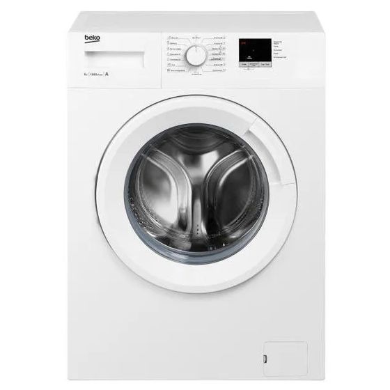 Стиральная машина Beko WRE6511ZWW белый 6кг 1000об/мин узкая
