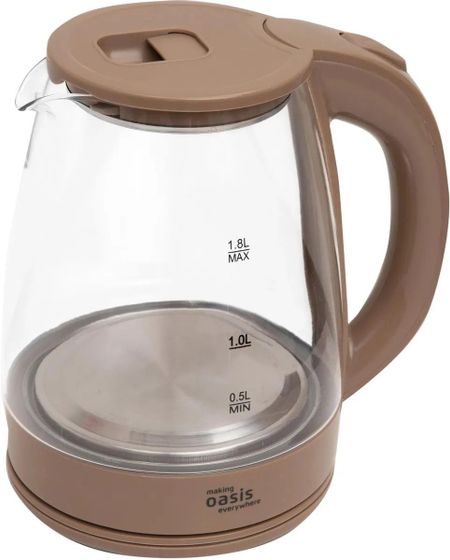Чайник электрический Oasis K-8GI 1,8л 2000Вт бежевый