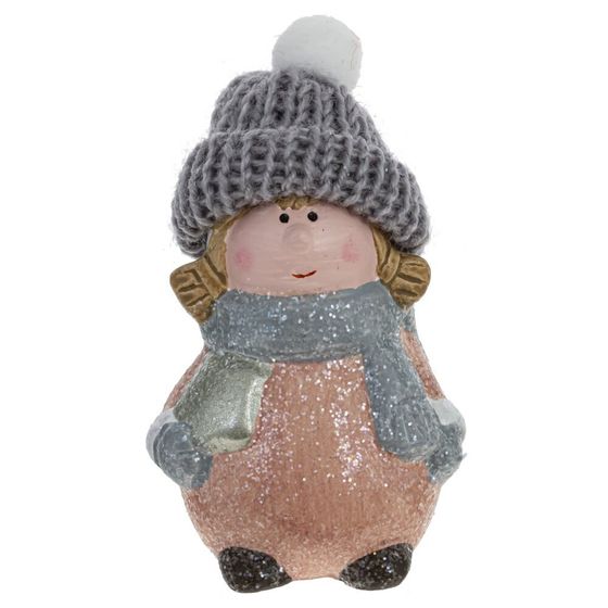 Фигурка декоративная &quot;Дед Мороз/Ребенок/Ангел&quot; (блок 24шт), L4,5 W3 H8 см, 9в.