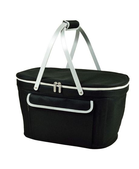 Market Basket Picnic Cooler, Collapsible - Sturdy Aluminum Frame