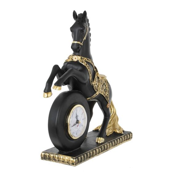 Фигурка декоративная &quot;Лошадь&quot; с часами (ААх1 н/п), L32 W9,5 H35 см