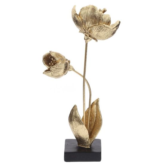 Фигурка декоративная "Цветок", L13,5 W9 H30 см