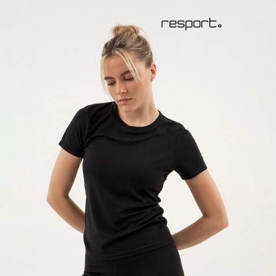 Футболка женская Resport, р. 50, цвет чёрный, базовая